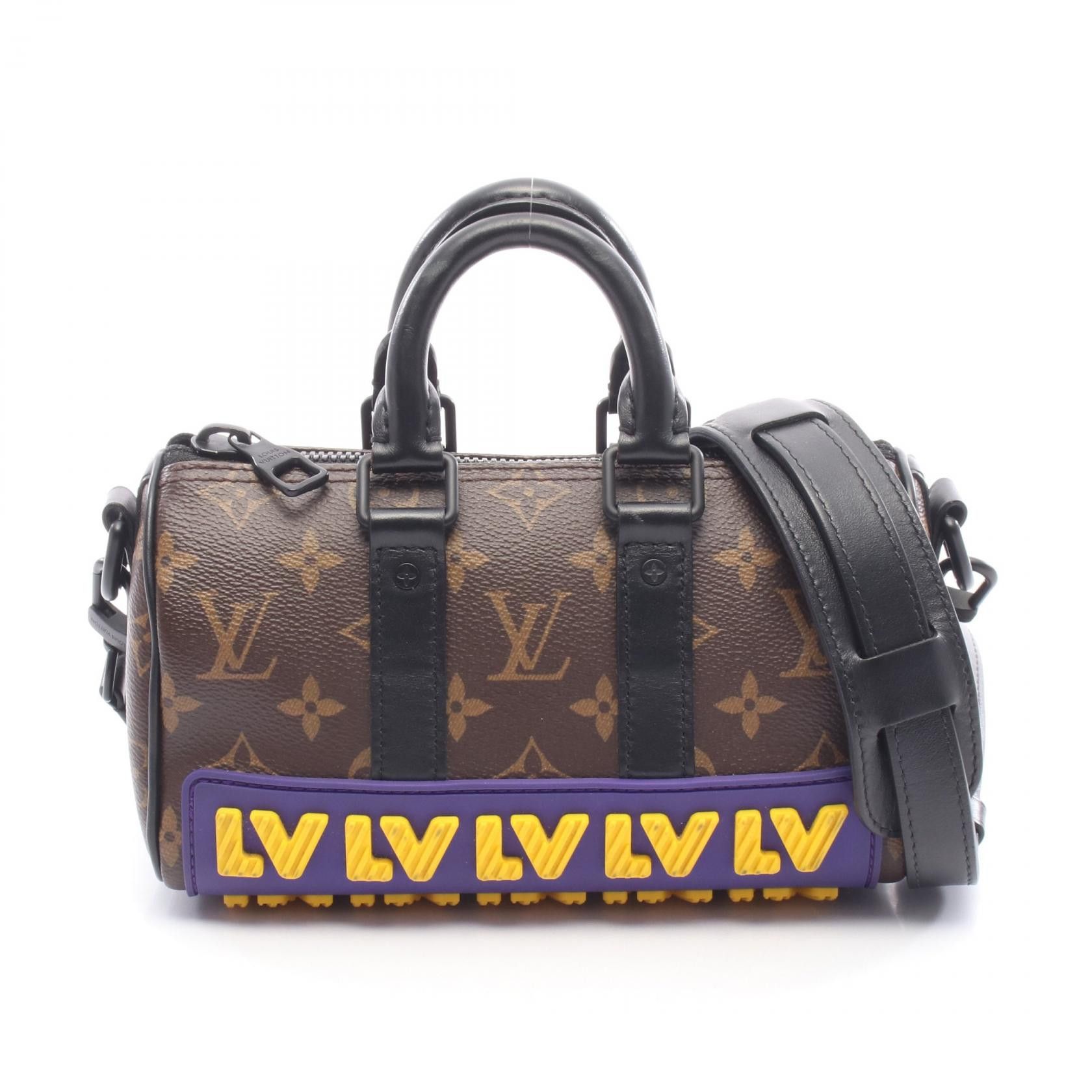 Louis Vuitton Louis Vuitton Louis Vuitton Keepall XS Monogram Coated Canvas Tote Bag Textile Tote Bag M45788 DUTY FREE for USA Size ONE SIZE - 1 Thumbnail