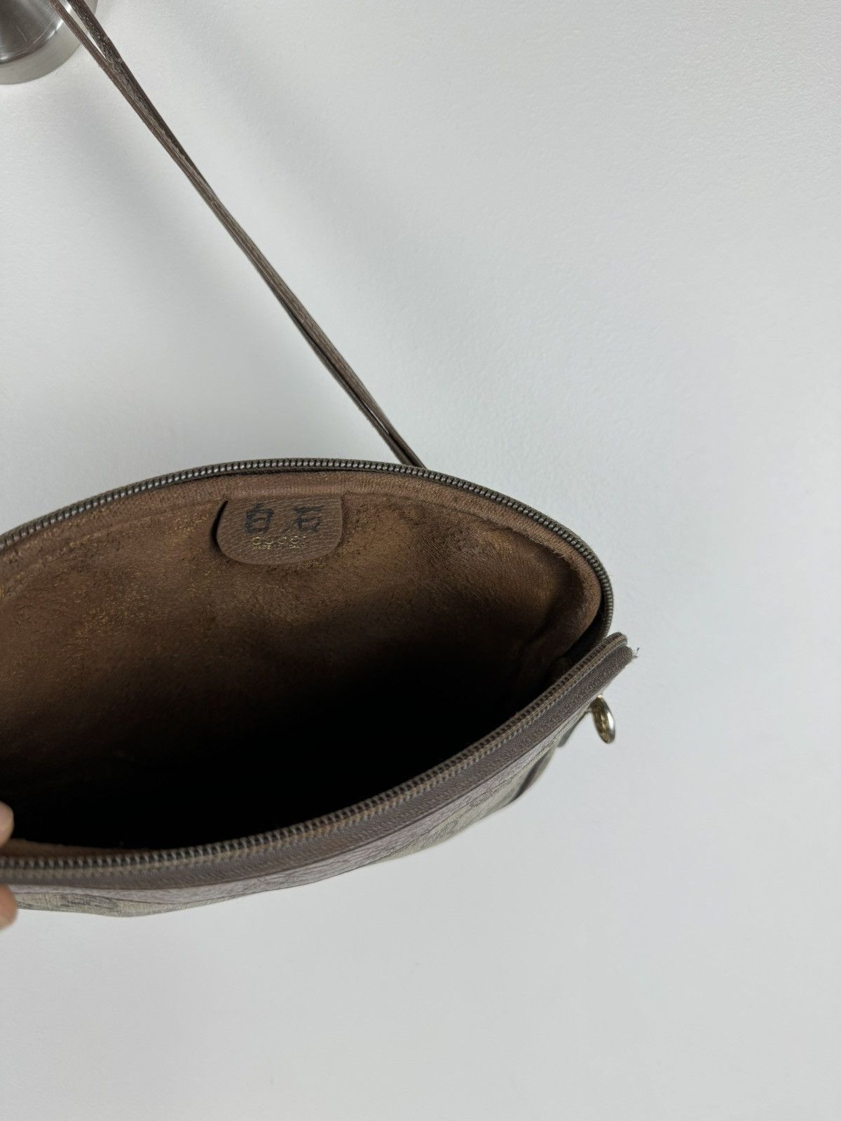 Gucci Vintage leather hand bag Gucci original luxury rare item Size ONE SIZE - 6 Thumbnail