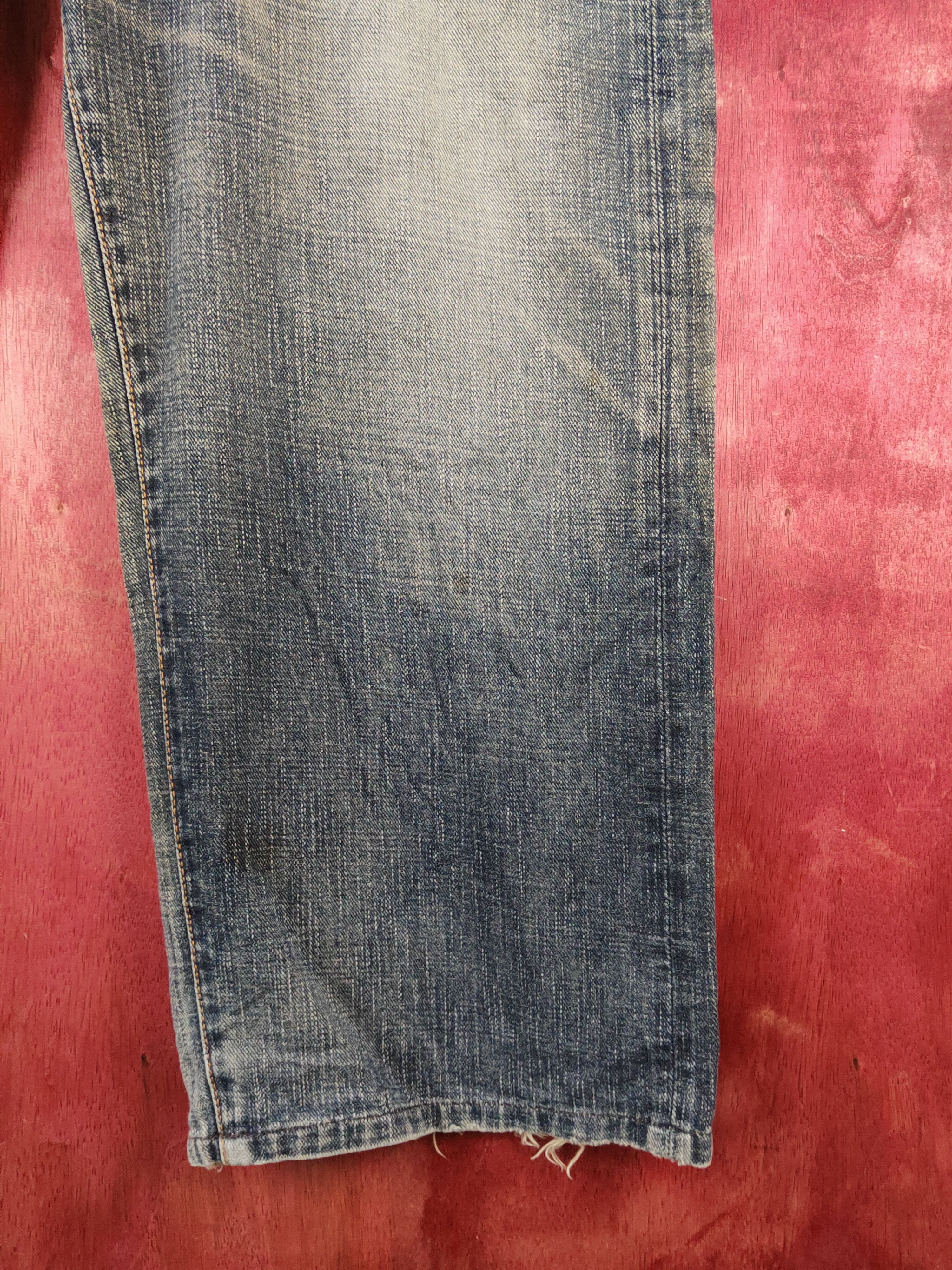 Japanese Brand GLHeart Dark Blue Faded Distressed Ripped Jeans #S2248 Size US 40 / EU 56 - 6 Thumbnail