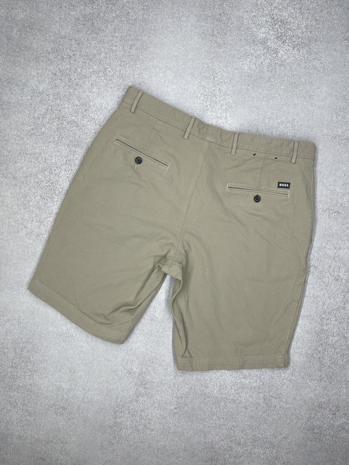 Hugo Boss Mens Hugo Boss Slice Short Beige Size 34 Size US 34 / EU 50 - 1 Thumbnail