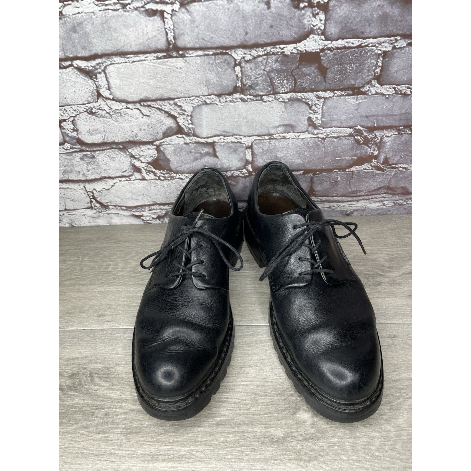 Mephisto Mephisto Sherpa's Black Leather Lace Up Heel Oxfords Shoes M Size US 10.5 / EU 43-44 - 11 Thumbnail