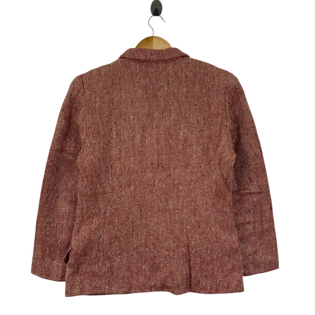 Vintage Vintage PENNYBLACK ITALY Herringbone Buttons Blazer Coat Size S / US 4 / IT 40 - 4 Thumbnail