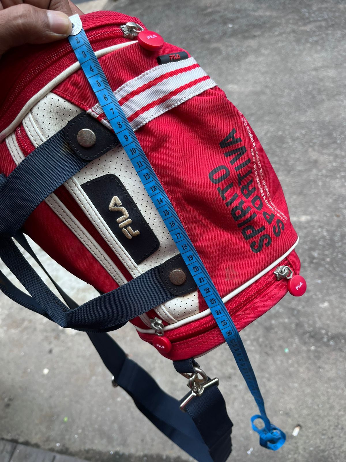 Fila VTG 2007 Fila "Spirito Sportivo" Mini Duffle Sling Bag Y2K Size ONE SIZE - 12 Thumbnail