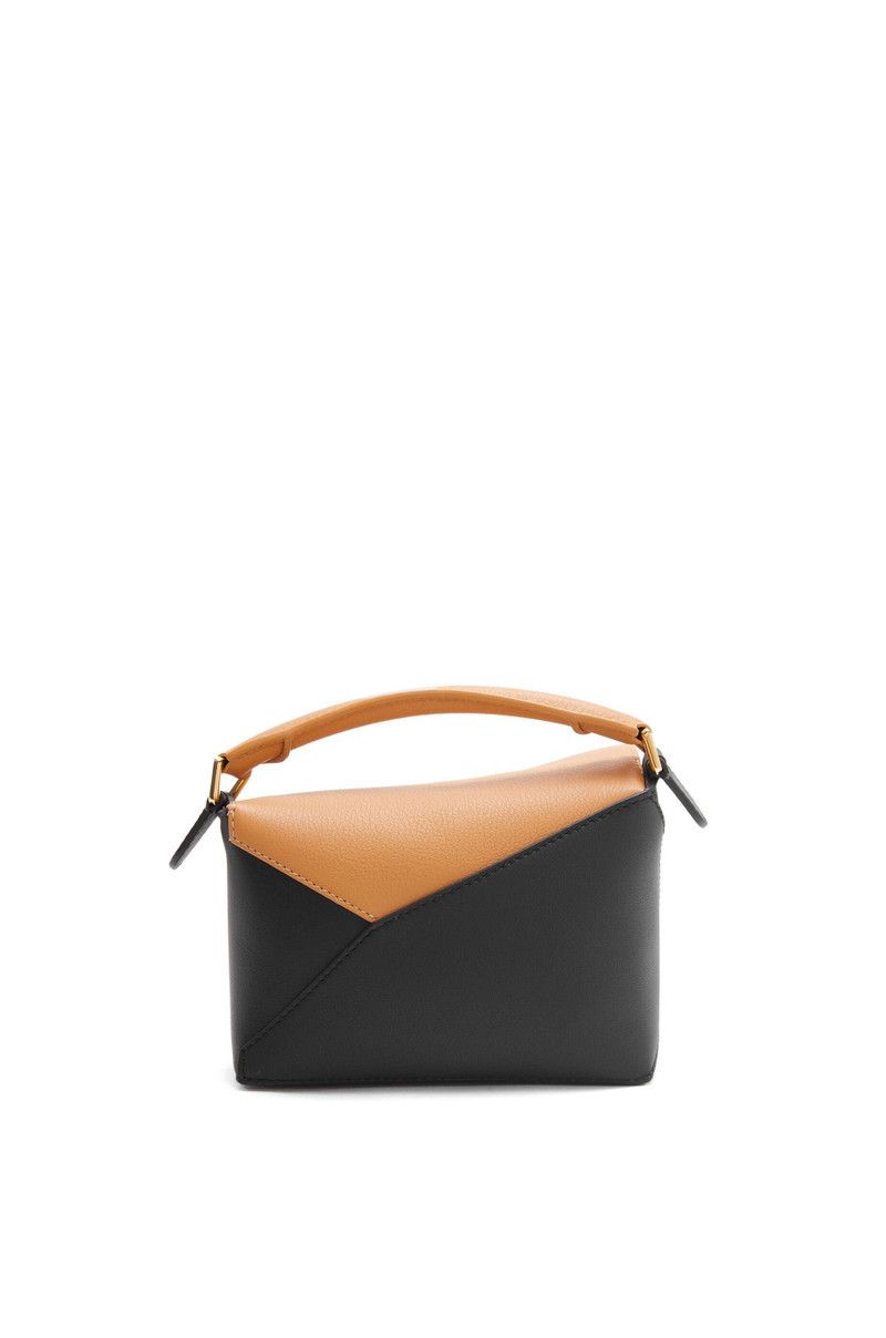 Loewe o1in1g0426 Size: OS / Mini Puzzle Bag in Brown/Black Size ONE SIZE - 6 Thumbnail