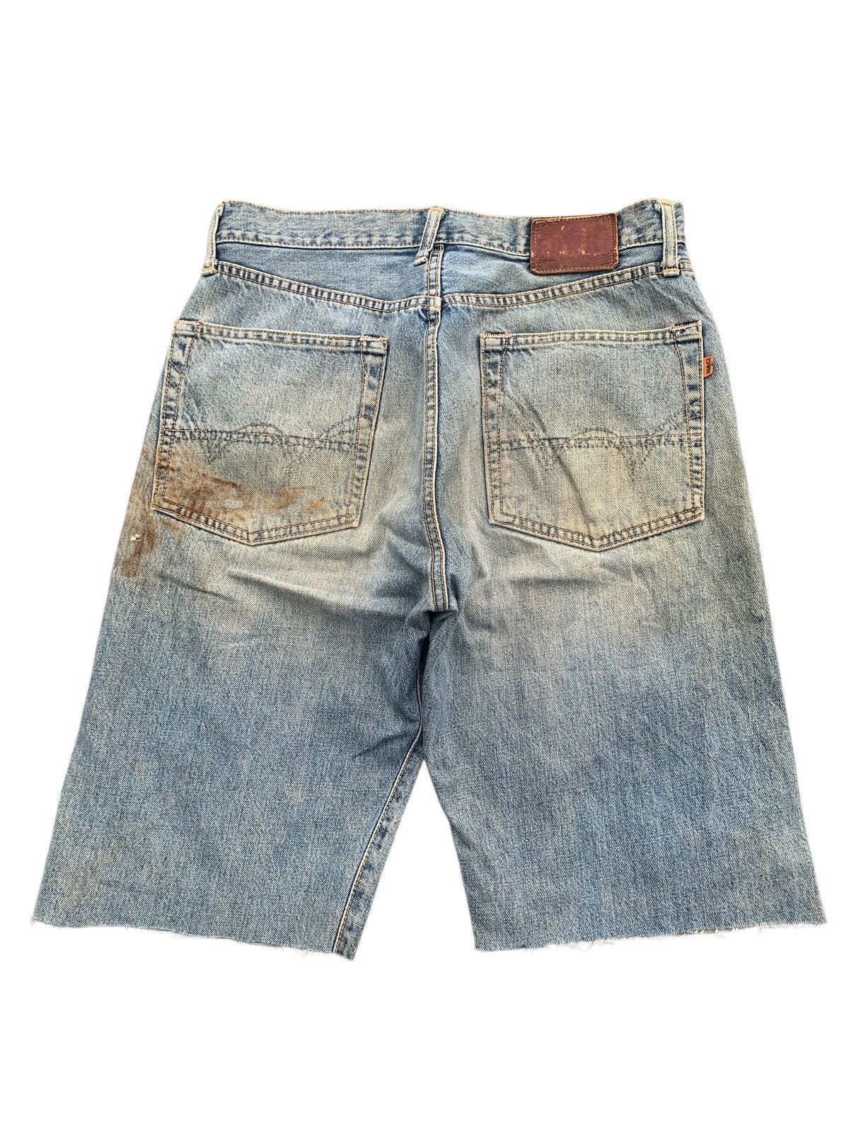 Kapital VINTAGE EDWIN 505 SELVEDGE SHORT JAPANESE DISTRESSED DENIM Size US 31 - 2 Thumbnail
