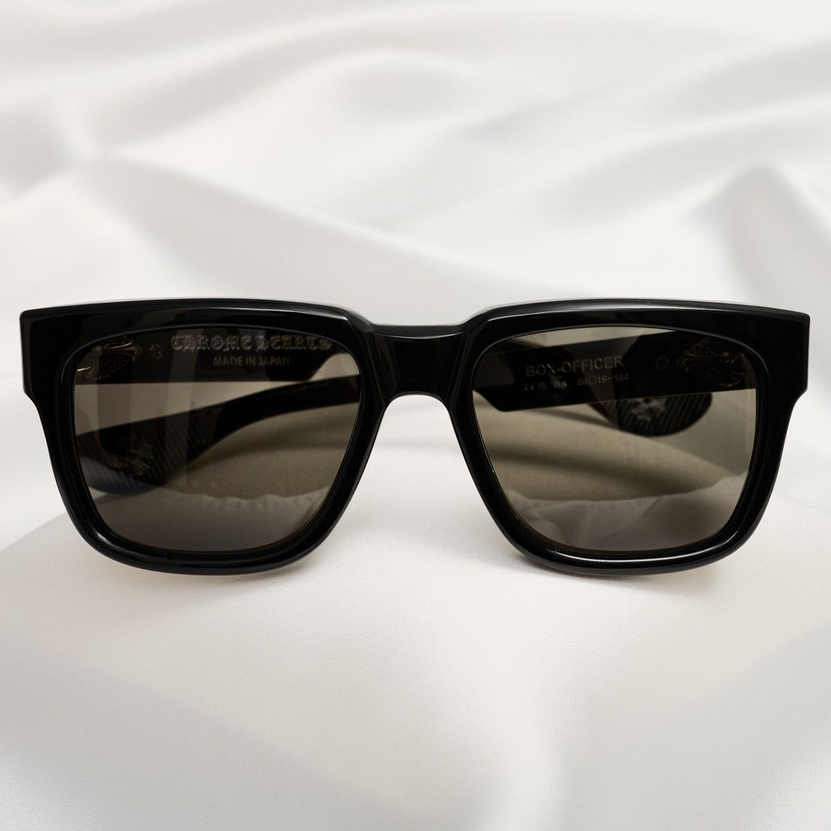 Chrome Hearts CHROME HEARTS BOX OFFICER BLACK SUNGLASSES Size ONE SIZE - 6 Thumbnail