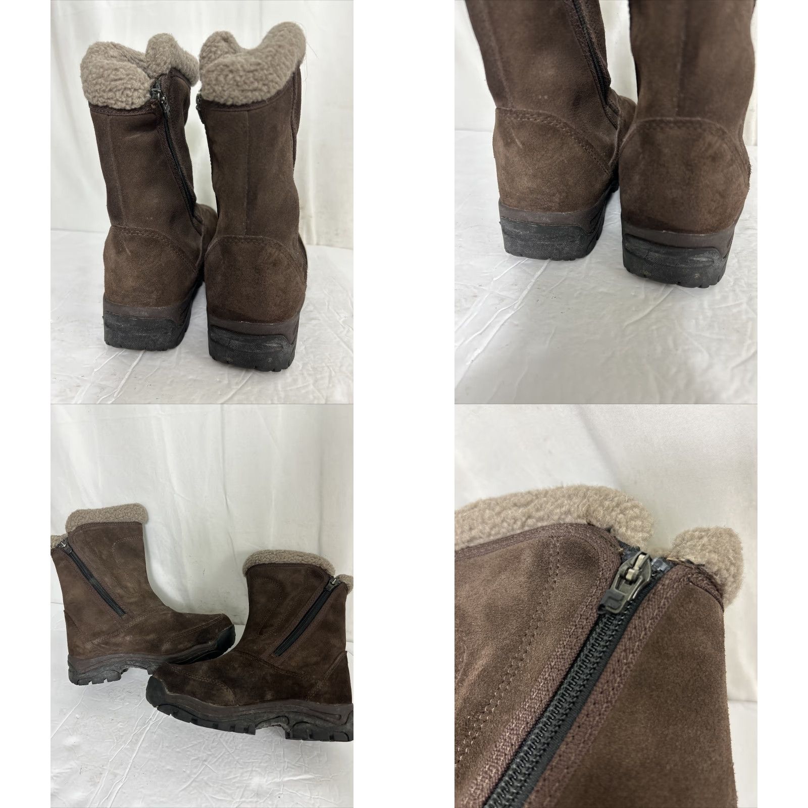SOREL Sorel Women's WaterFall Boots Brown Suede WaterFall Boots Winter Boots WaterFall Boots Size 5.5 Brown Suede Zip Up Mid-Calf Women's Boots Size US 6 / IT 36 - 9 Thumbnail