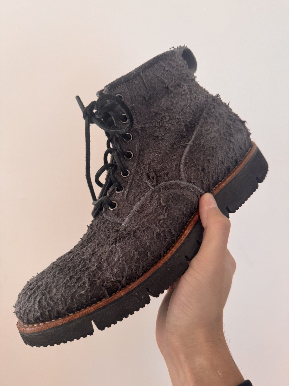 Viberg Scout Boot - Gray Kudu Unfinished Roughout Size US 9 / EU 42 - 1 Thumbnail