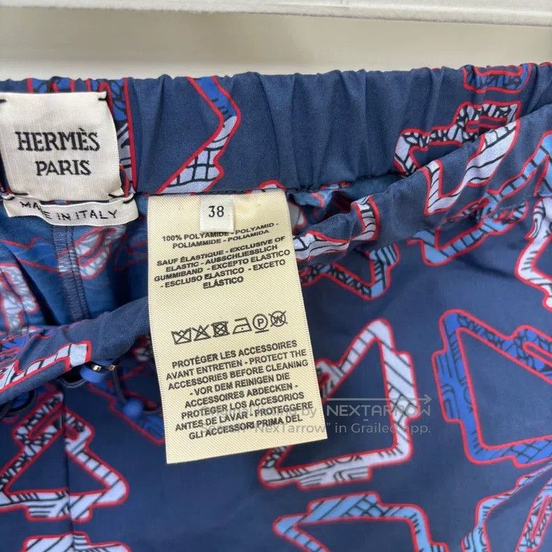 Hermes Hermes Blue printed shorts Size 25" / US 0 / IT 36 - 4 Thumbnail