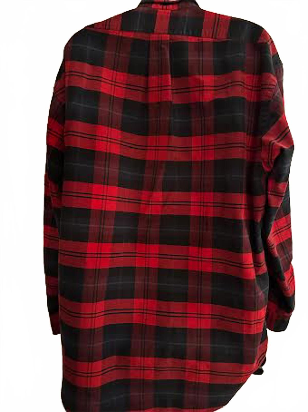 Polo Ralph Lauren Ralph Lauren Red Black Plaid Flannel Big Shirt Men’s M Size US M / EU 48-50 / 2 - 5 Thumbnail