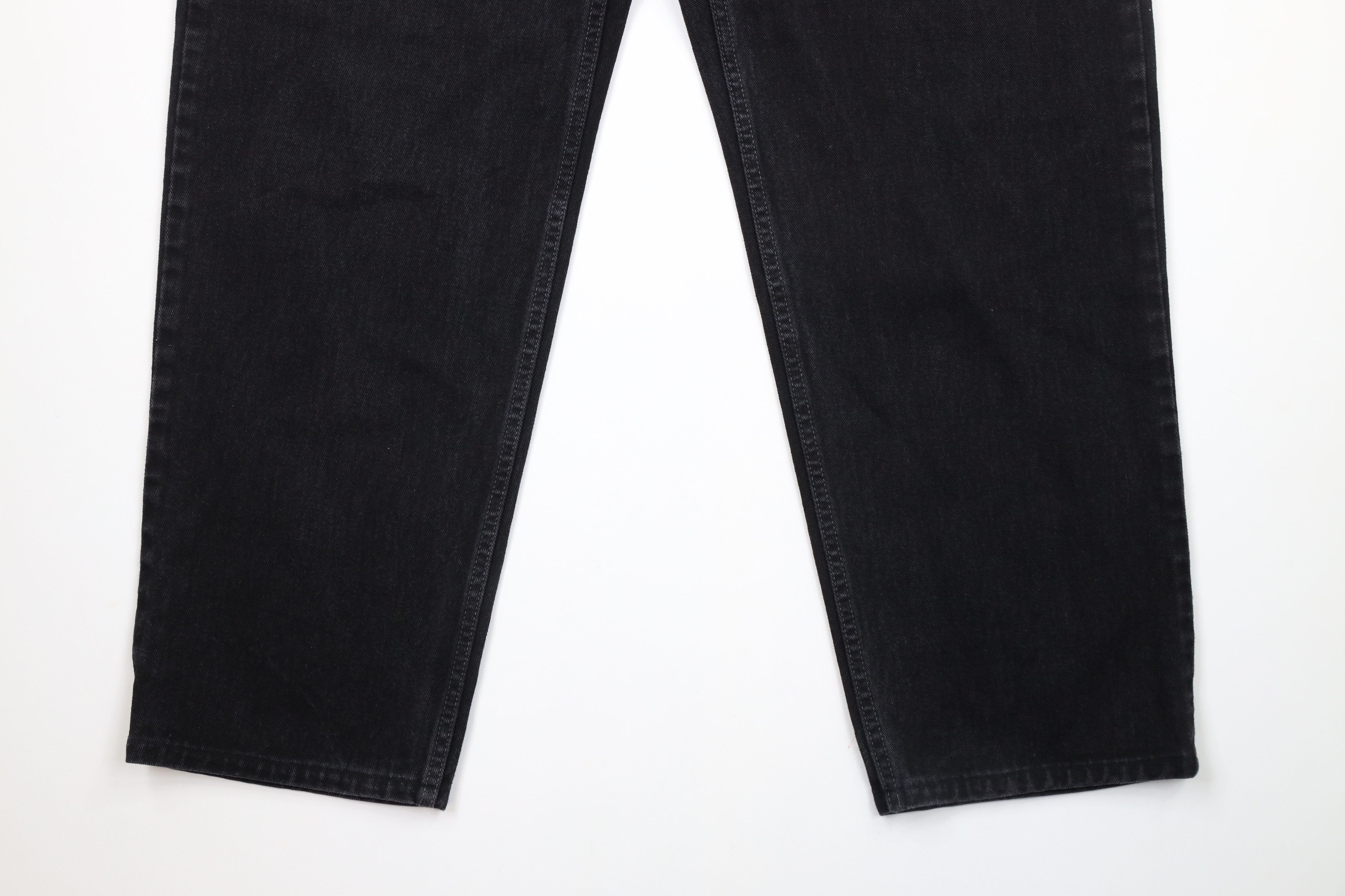 Levi's × Vintage Vintage 90s Levis 550 Relaxed Fit Denim Jeans Black Cotton Size US 38 / EU 54 - 4 Thumbnail