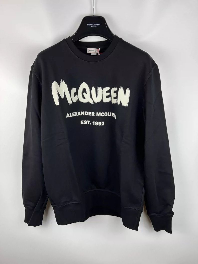 Alexander McQueen Alexander McQueen New Inkjet Letter Sweatshirt Size US M / EU 48-50 / 2 - 1 Thumbnail