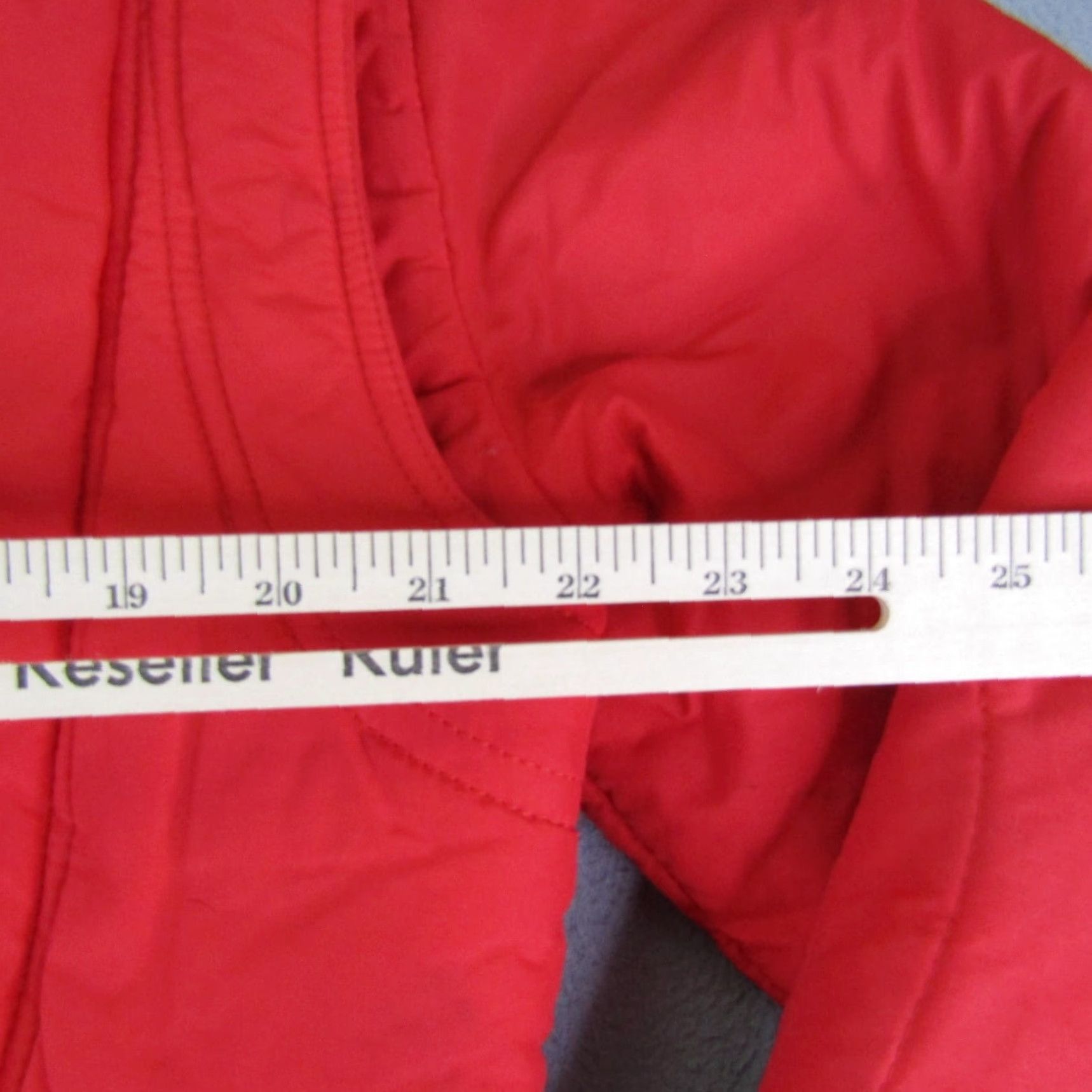 Burton VINTAGE Fusalp Jacket Womens XL Red Puffer Quilted Ski Coat BurtoN Made In France Size XL / US 12-14 / IT 48-50 - 6 Thumbnail
