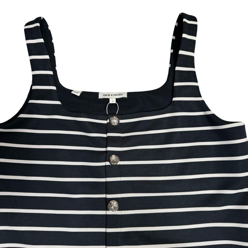 Veronica Beard NWT New $398 Veronica Beard Tibbie Stripe Knit Mini Dress S Size L / US 10 / IT 46 - 5 Thumbnail