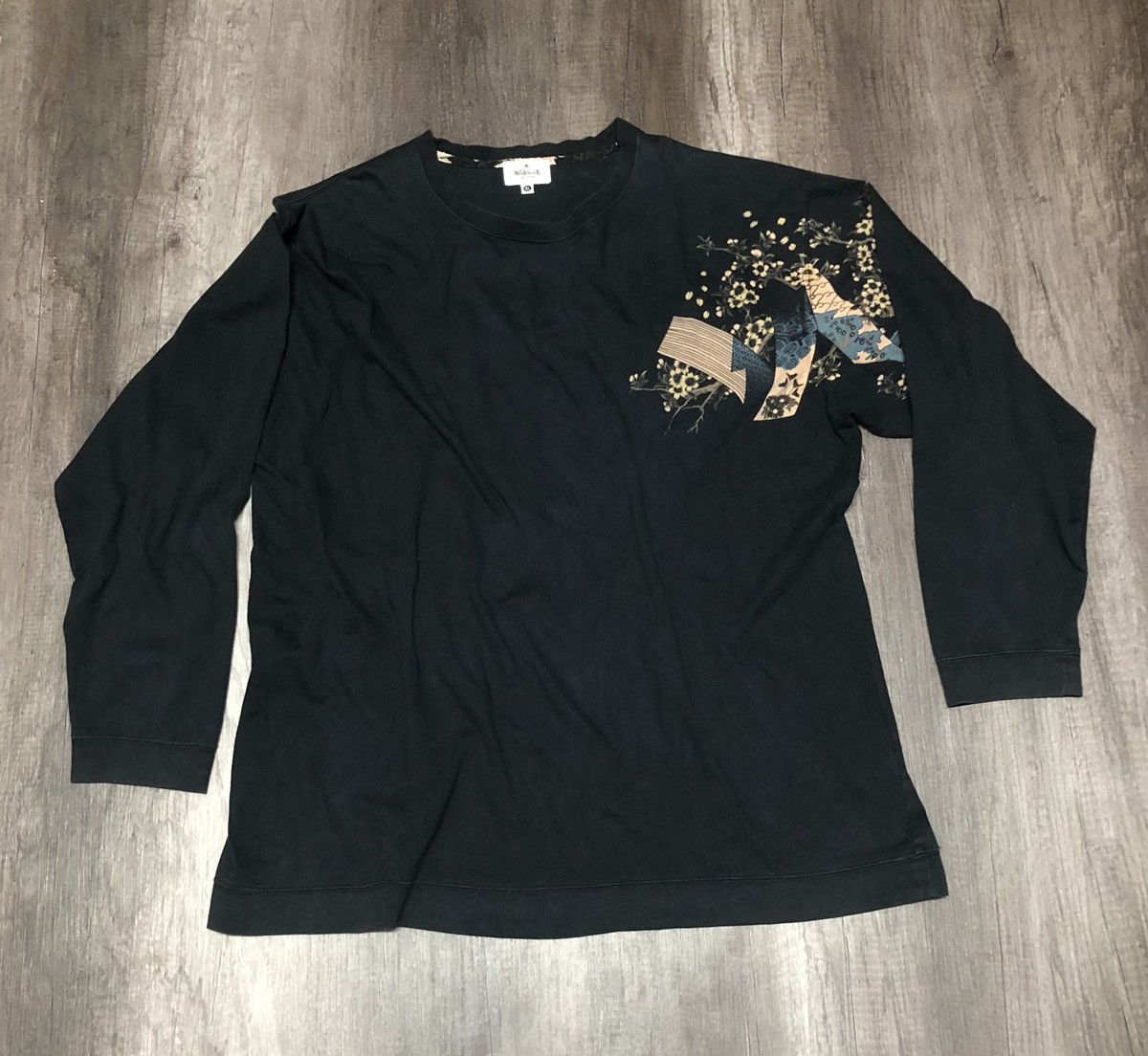 Japanese Brand × Vintage VINTAGE KARAKURI TAMASHI SUKAJAN KOI BIG LOGO LONG SLEEVE Size US XXL / EU 58 / 5 - 18 Thumbnail