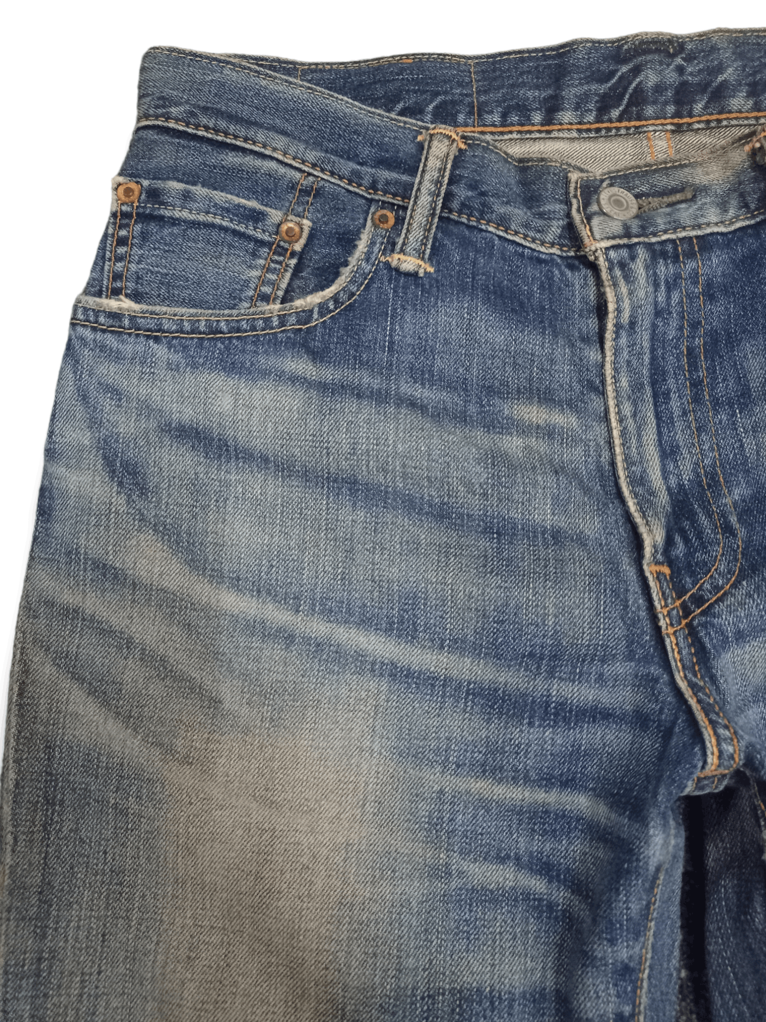 Levi's × Levi's Vintage Clothing Vintage Levis 502 Sashiko Style Patchwork Jeans Size US 30 / EU 46 - 5 Thumbnail