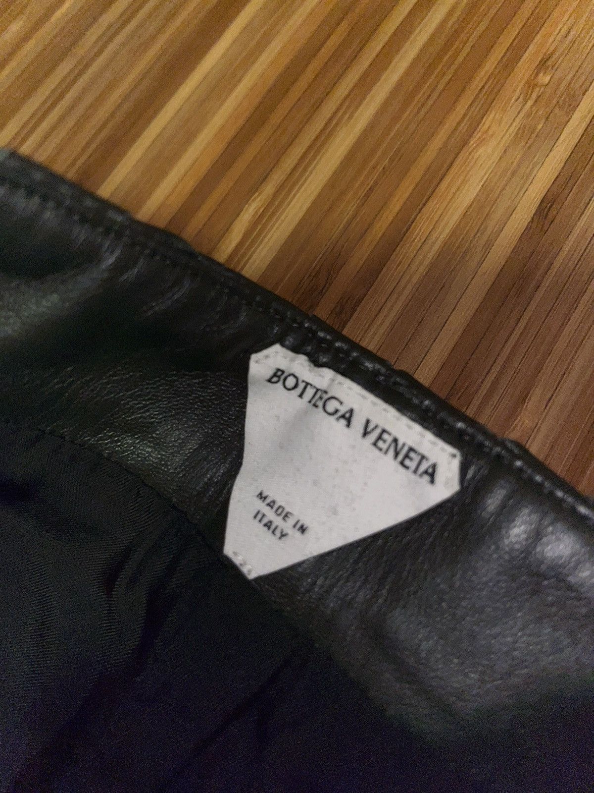 Bottega Veneta Intrecciato Leather Trousers Size US 32 / EU 48 - 7 Thumbnail