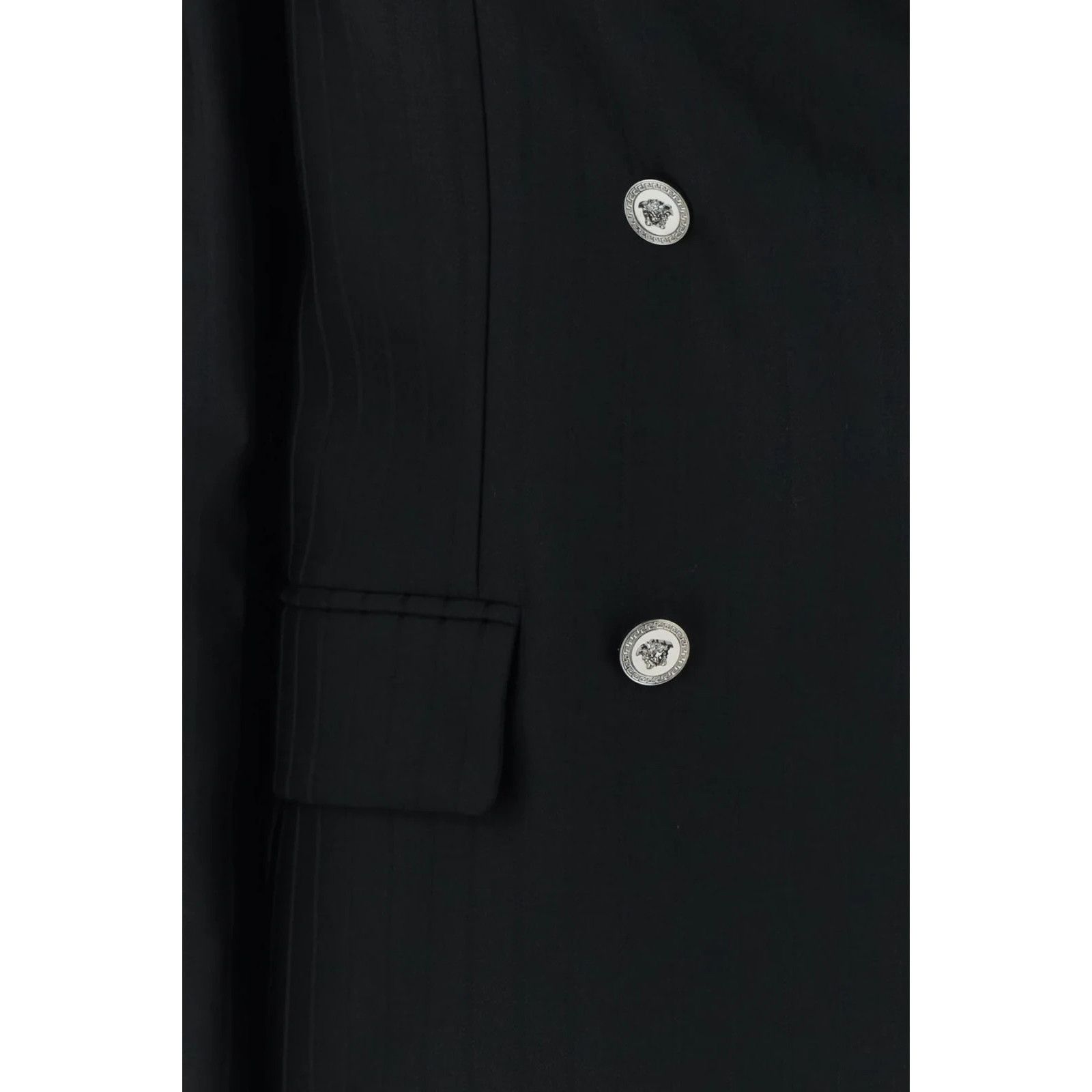 Versace VERSACE Black Wool Blazer New & Authentic (Women's size:40;) Size S / US 4 / IT 40 - 3 Thumbnail