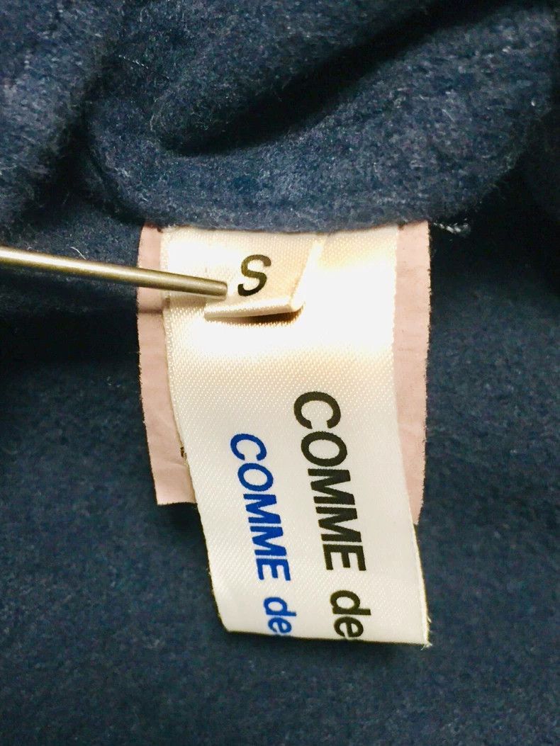 Comme des Garcons Navy Blue Cotton Jacket by Comme des Garcons-2505 Size US S / EU 44-46 / 1 - 3 Thumbnail