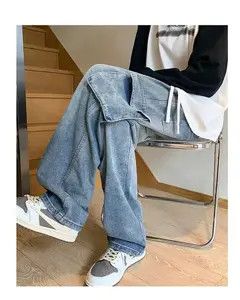 VIBE Light Blue High Street Vintage Loose Jeans Size US 32 / EU 48 - 7 Thumbnail