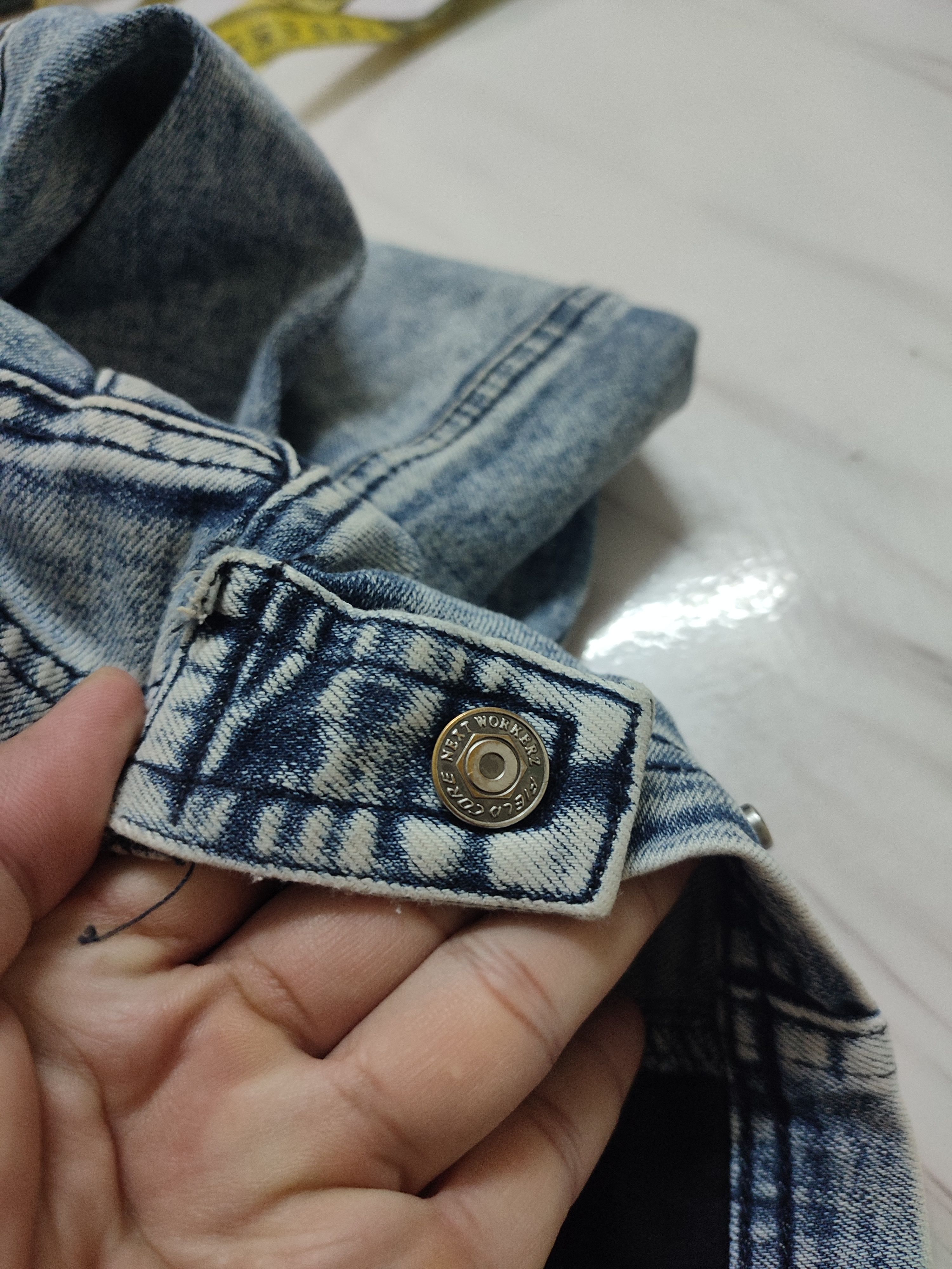 Vintage Rare Fielcore Denim Stretch Jacket Size US M / EU 48-50 / 2 - 22 Thumbnail