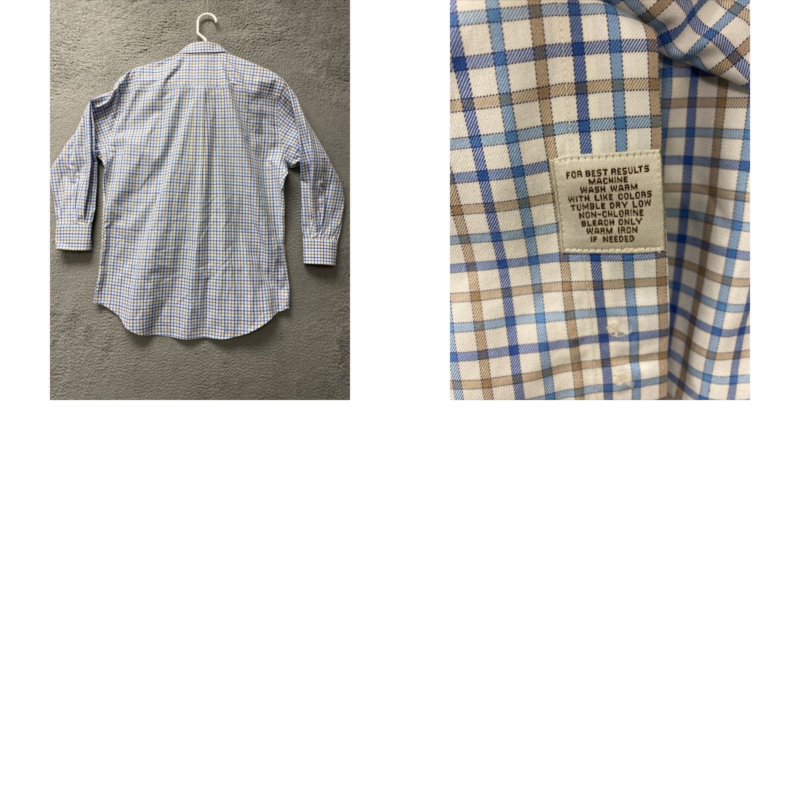 Peter Millar PETER MILLAR Nanoluxe Long Sleeve Button-Up Shirt Plaid Checkered Adult L Multicolor Classic Preppy Mens Size US L / EU 52-54 / 3 - 8 Thumbnail