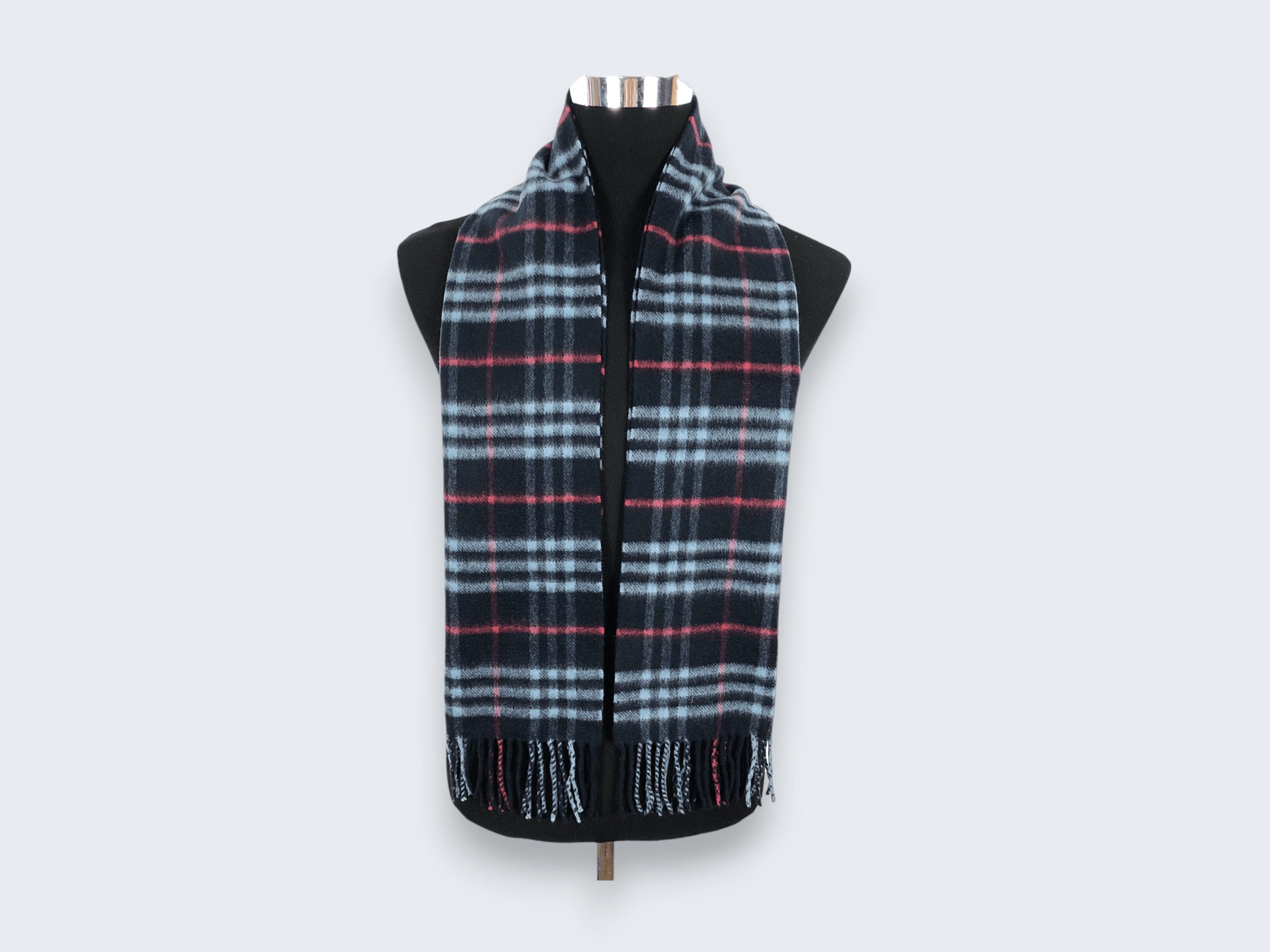 Burberry × Vintage Vintage 90s Burberry Scarf Muffler MF028 Size ONE SIZE - 1 Thumbnail