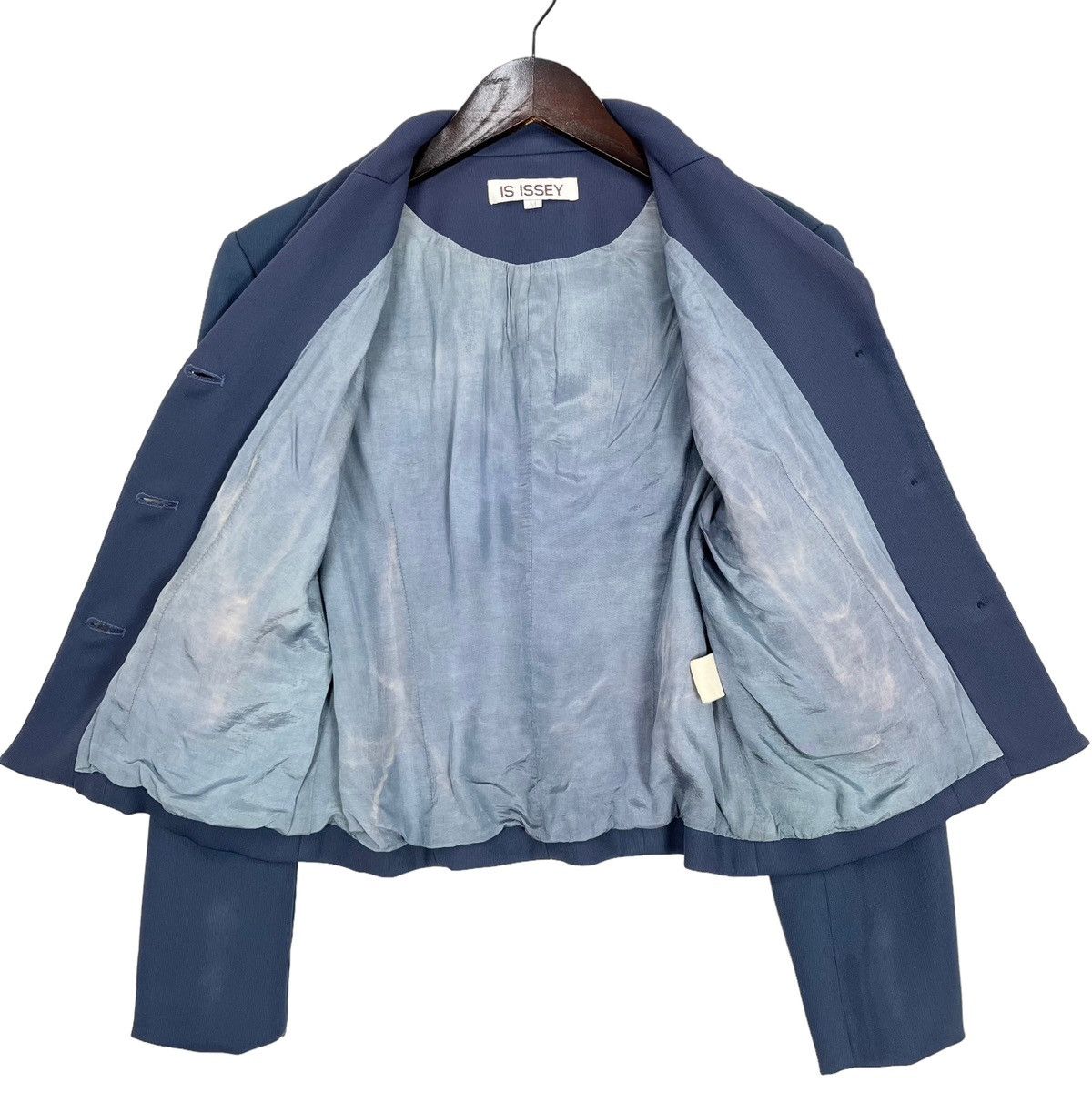 Issey Miyake × Vintage Vintage Issey Miyake Women’s Short Blazer Jacket Size M / US 6-8 / IT 42-44 - 8 Thumbnail