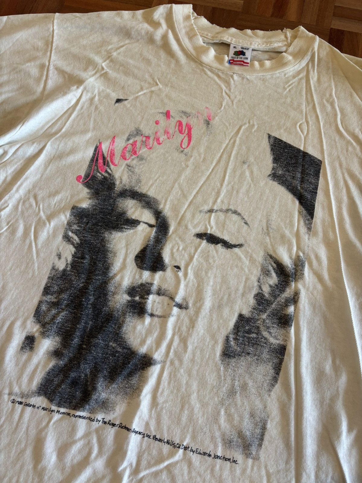 Fruit Of The Loom 1988 Marylin Monroe Portrait Tee Size US L / EU 52-54 / 3 - 1 Thumbnail