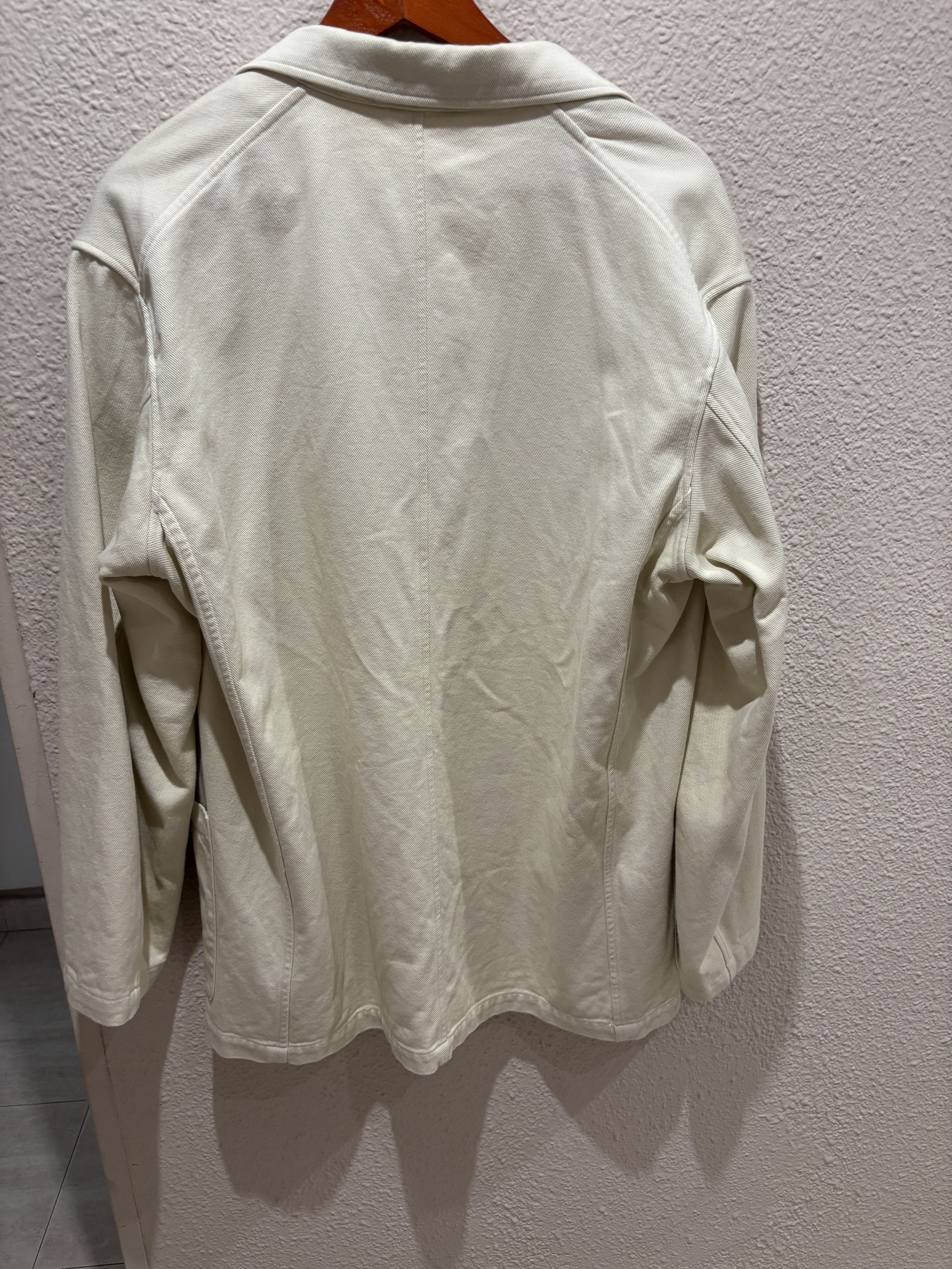 Auralee Auralee White Cotton Jacket Size 4 (L-XL) Size US XL / EU 56 / 4 - 10 Thumbnail
