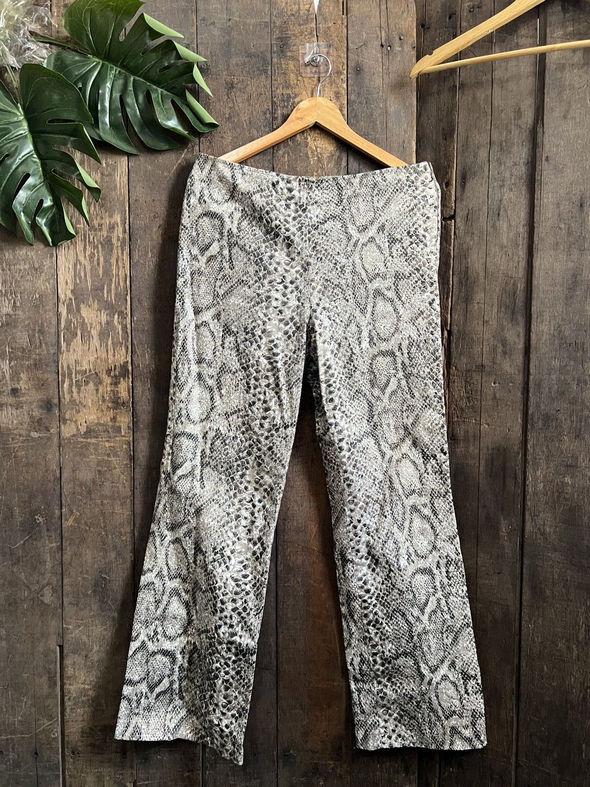 Designer × Vintage Vintage DINA BAR-EL SnakePrint Pant Size 32" / US 10 / IT 46 - 1 Thumbnail