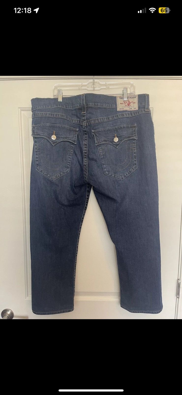 True Religion True Religion Ricky Jeans Sz42 Mens Flap Pockets Size US 42 / EU 58 - 4 Thumbnail