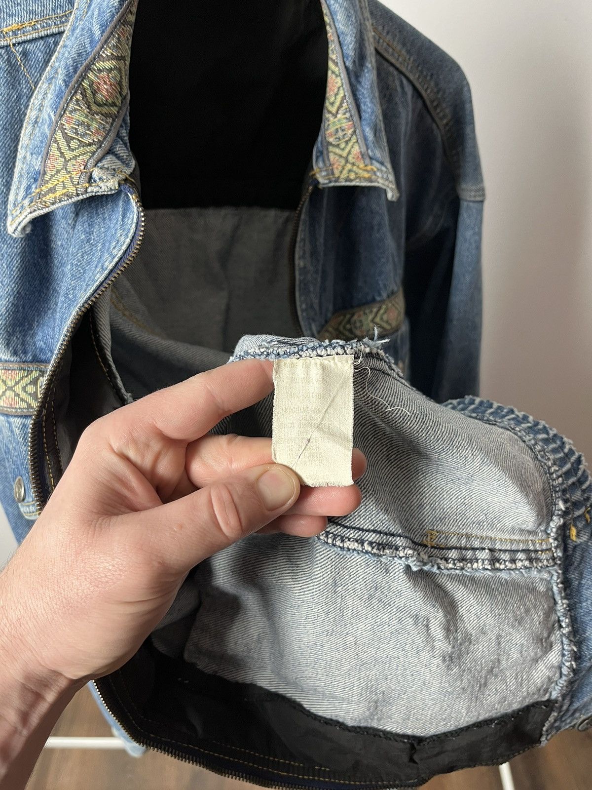 Quiksilver × Vintage Vintage Made in USA Quiksilver Denim Jeans Jacket Size US M / EU 48-50 / 2 - 8 Thumbnail