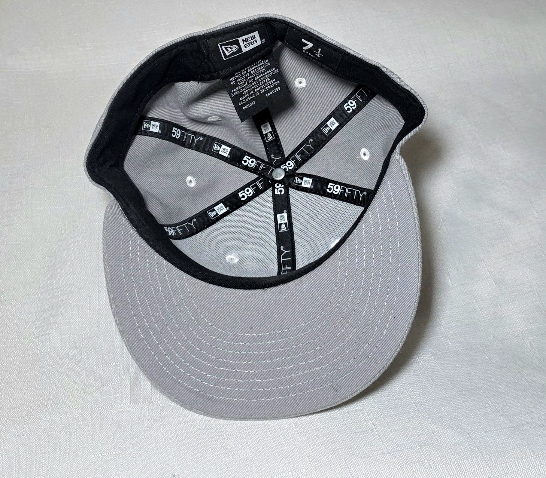 New Era New Era X Fitted Hawaii Mua Gray Hanalei Blue Hat sz 7 1/4 Size ONE SIZE - 3 Thumbnail
