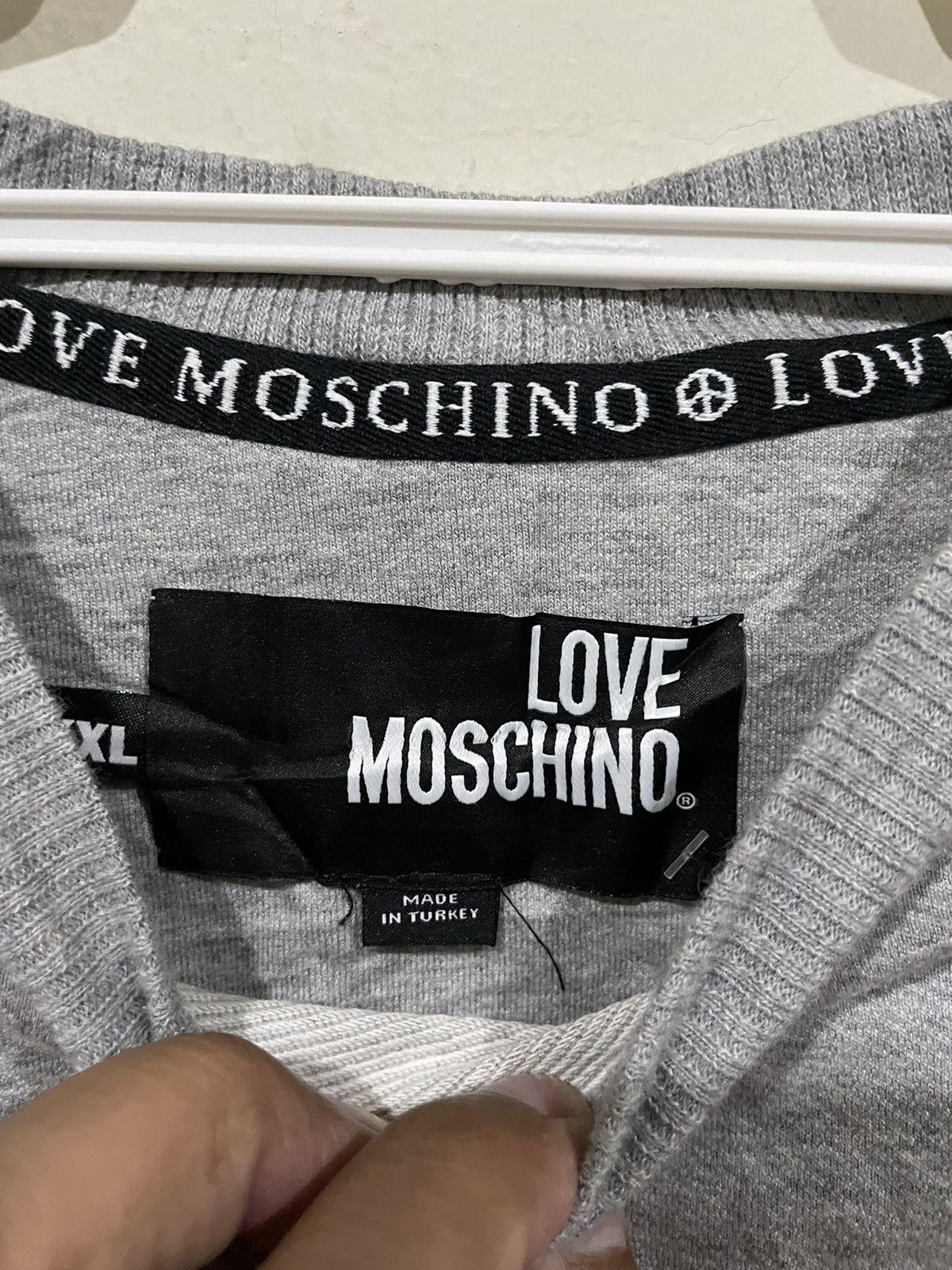 Designer Love Moschino Authentic Gear Jumper Sweater Size US XXL / EU 58 / 5 - 6 Thumbnail