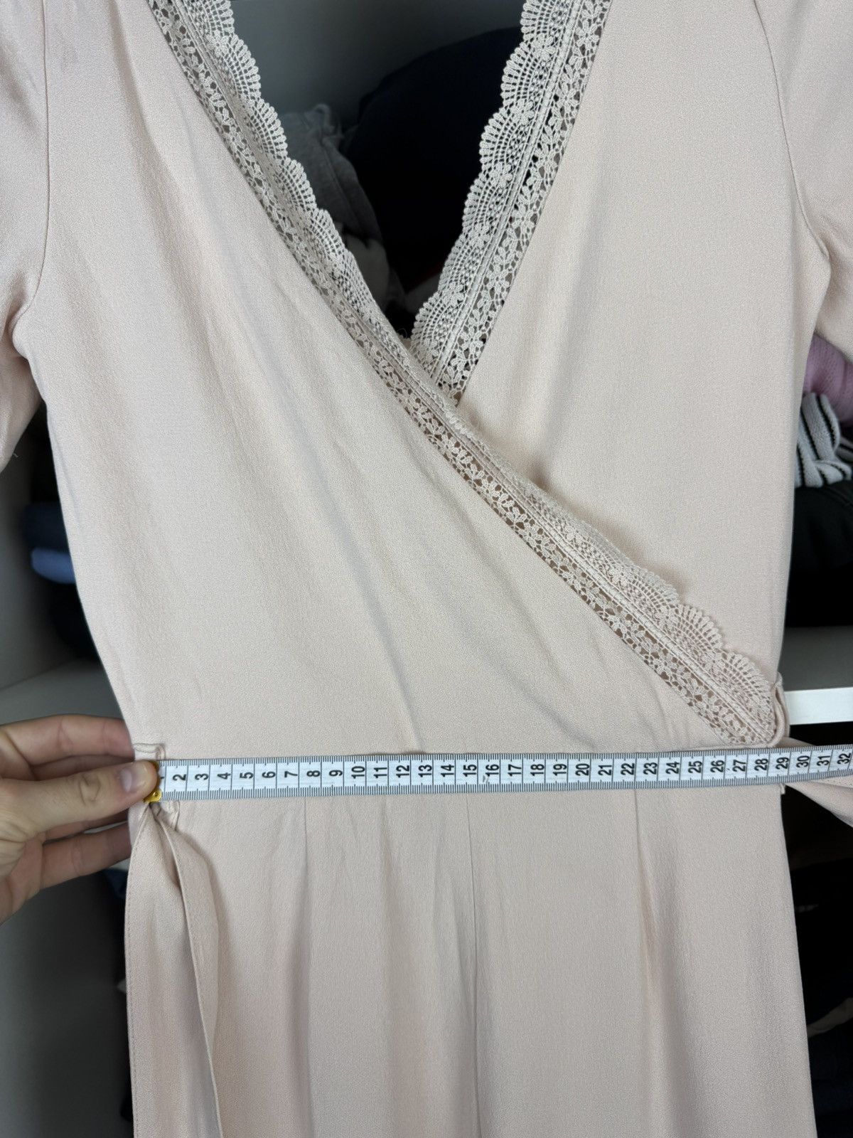 Sezane Sezane Combinaison Louis Jumpsuit Nude Size 34 Size 25" / US 0 / IT 36 - 11 Thumbnail
