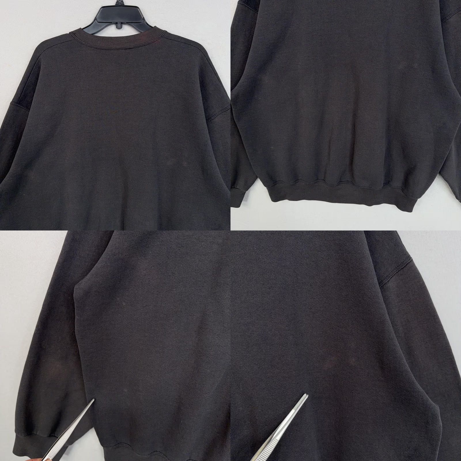 Vintage VINTAGE BVD Sweatshirt Mens 2XL Black Crewneck Pullover Fleece Blank Grunge Classic 90s Men Womens? Size US XXL / EU 58 / 5 - 8 Thumbnail