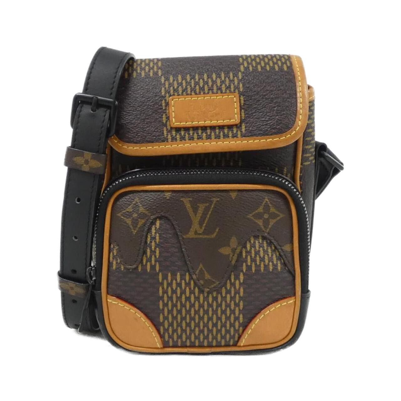Louis Vuitton Louis Vuitton Louis Vuitton Amazon Messenger Damier Giant Shoulder Bag Textile Shoulder Bag N40357 DUTY FREE for USA Size ONE SIZE - 1 Thumbnail