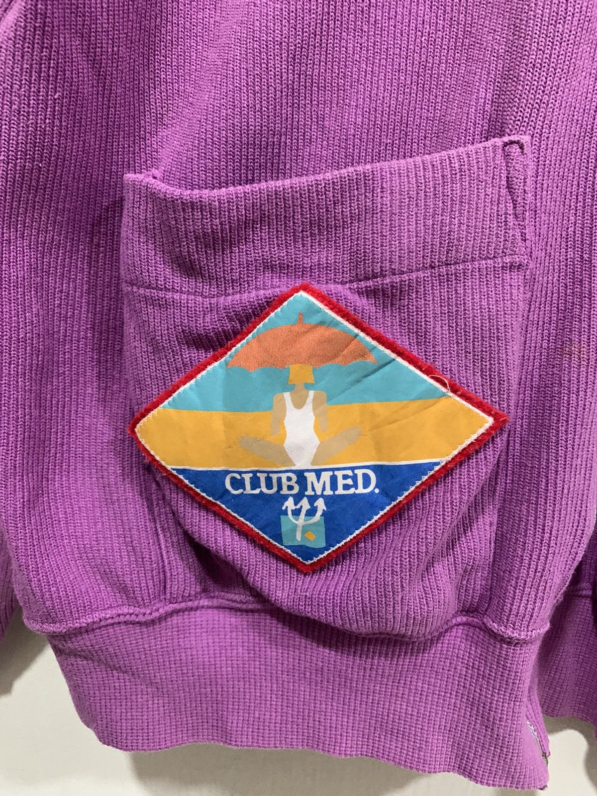 Vintage Vintage Club Med Zip-Up Sweater Size US M / EU 48-50 / 2 - 4 Thumbnail