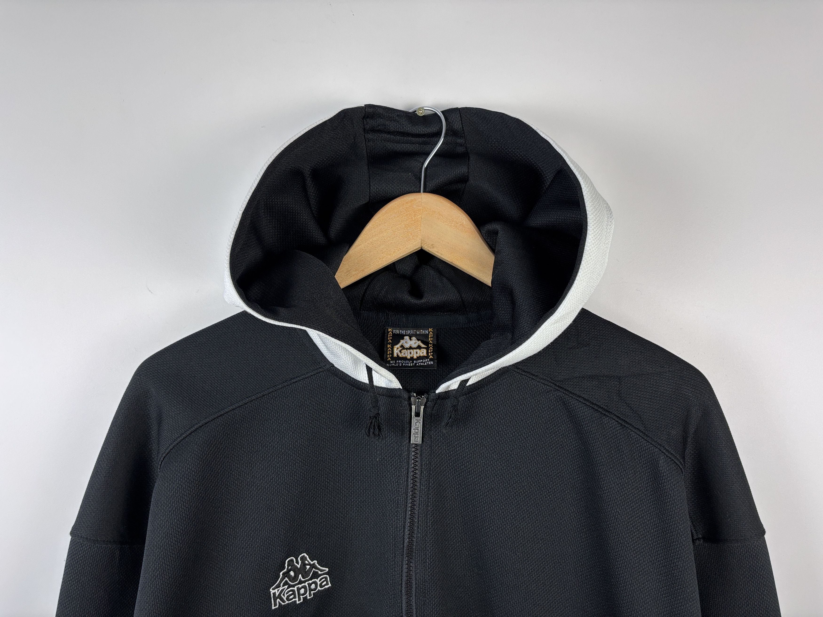 Kappa × Vintage Kappa Spirit Within Aeroflex Hoodie Made in Japan Jacket L Size US L / EU 52-54 / 3 - 3 Thumbnail