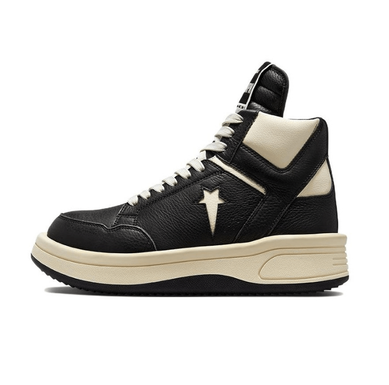 Rick Owens Converse TURBOWPN Mid x Rick Owens Drkshdw Black Size US 9 / EU 42 - 4 Thumbnail