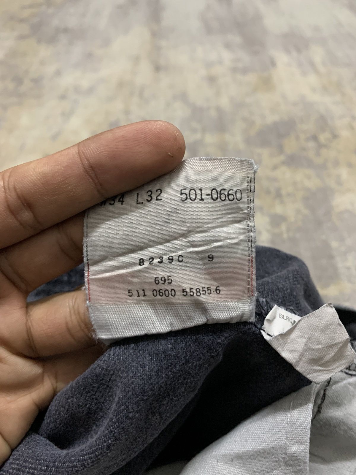 Size 30x35 Vintage Levis 501 Repaired Denim Loose Jeans