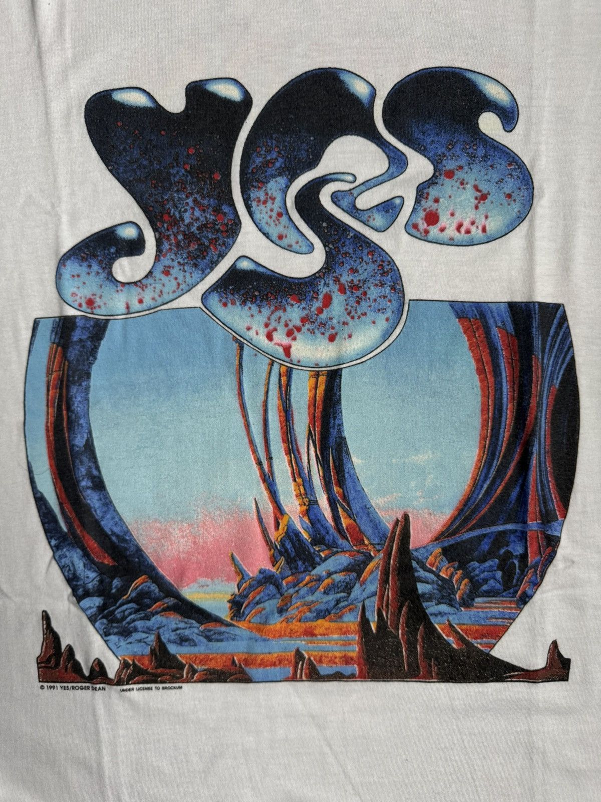 Vintage Rare Vintage Yes 90s Union Tour Band Tee Single Stitch Size US L / EU 52-54 / 3 - 3 Thumbnail