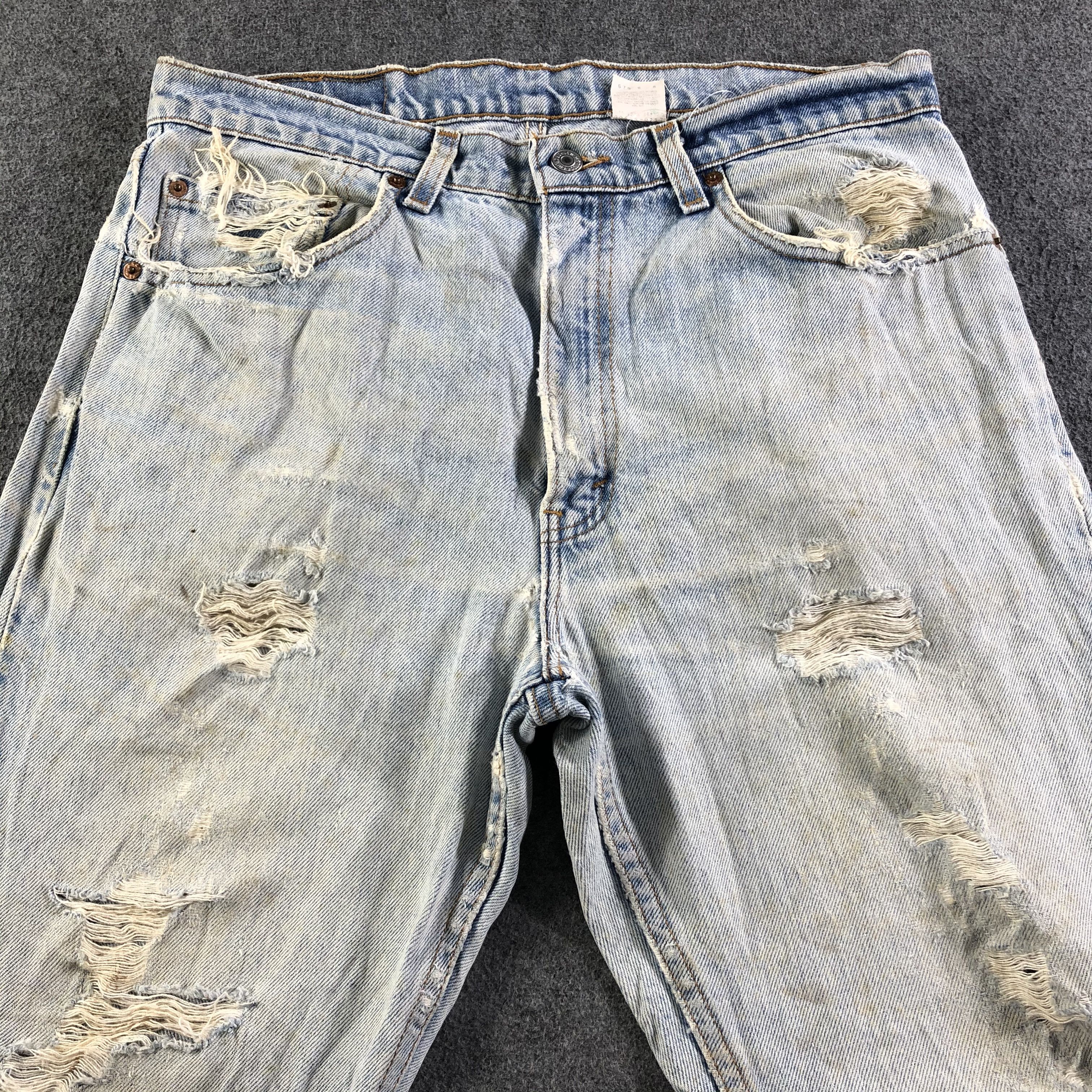 Levi's Vintage Light Wash Levis 505 Jeans-J3357 Size US 34 / EU 50 - 3 Thumbnail
