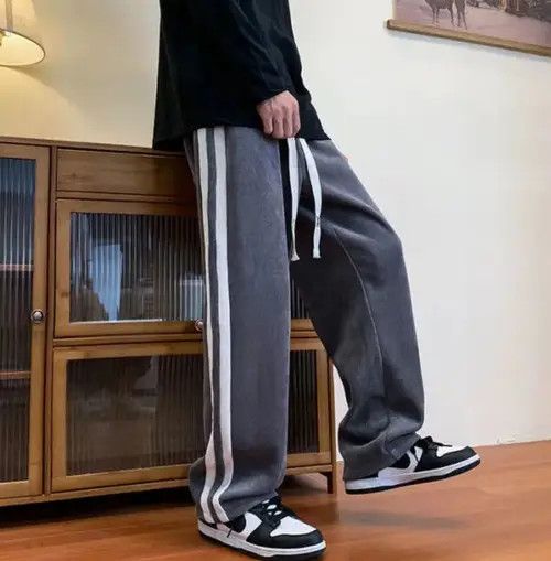 Japanese Brand Chiyuri x Fumie Strip Casual Sweatpant Size US 31 - 3 Thumbnail