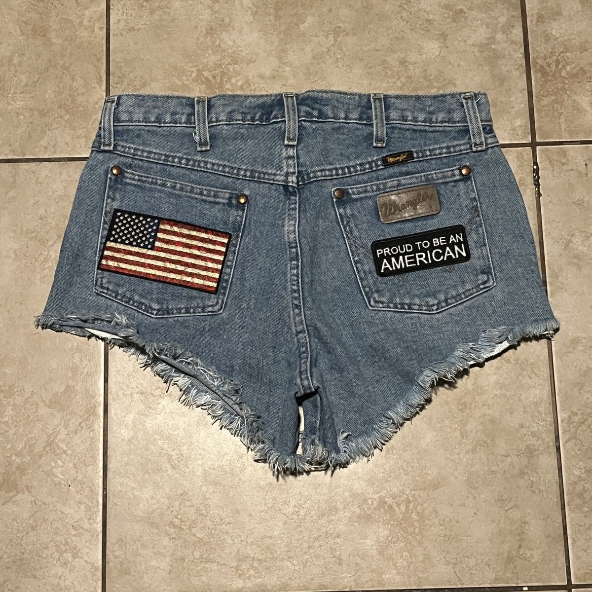 Vintage × Wrangler Wrangler Denim Cutoff Shorts Size US 32 / EU 48 - 1 Thumbnail