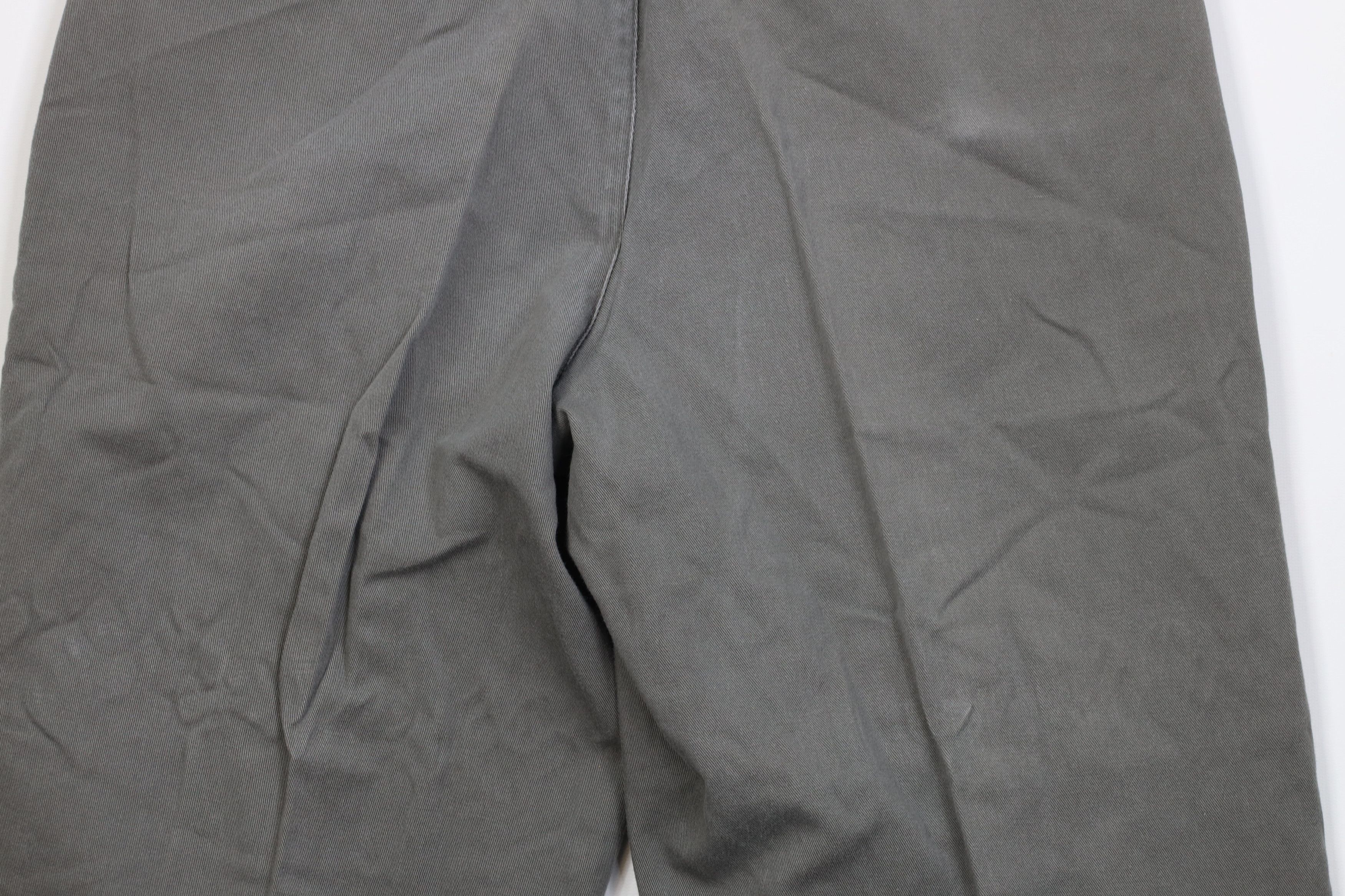 Eddie Bauer Vintage 90s Eddie Bauer Fit Wide Leg Chino Pants Green Size US 32 / EU 48 - 11 Thumbnail
