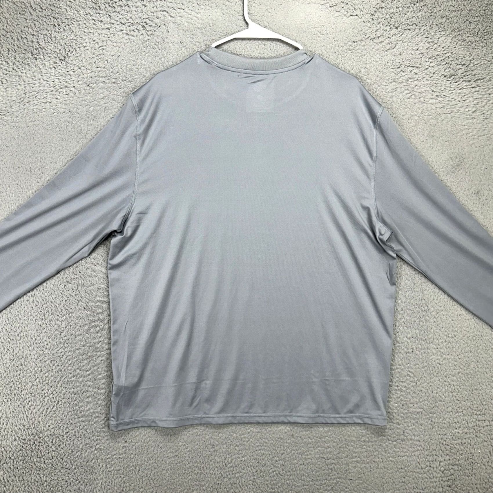 Vintage Signature T-Shirt Grey Crew Neck Long Sleeve Mens XL Signature 1764 Shirt Adult XL Grey Crewneck Long Sleeve Tee Stretch Mens NEW Size US XL / EU 56 / 4 - 3 Thumbnail