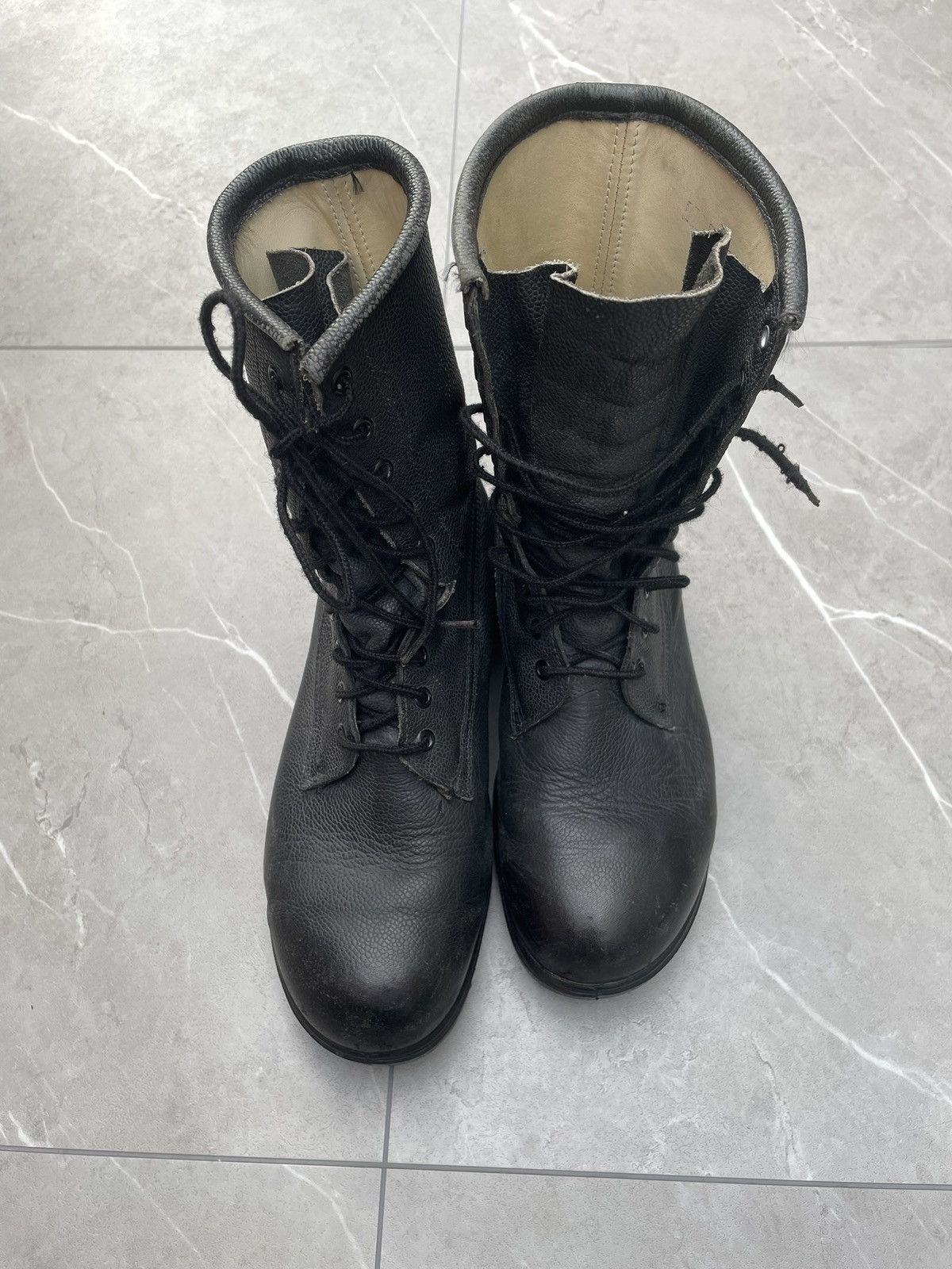 Vintage 80s Vintage Military Combat Boots Size US 9.5 / EU 42-43 - 6 Thumbnail