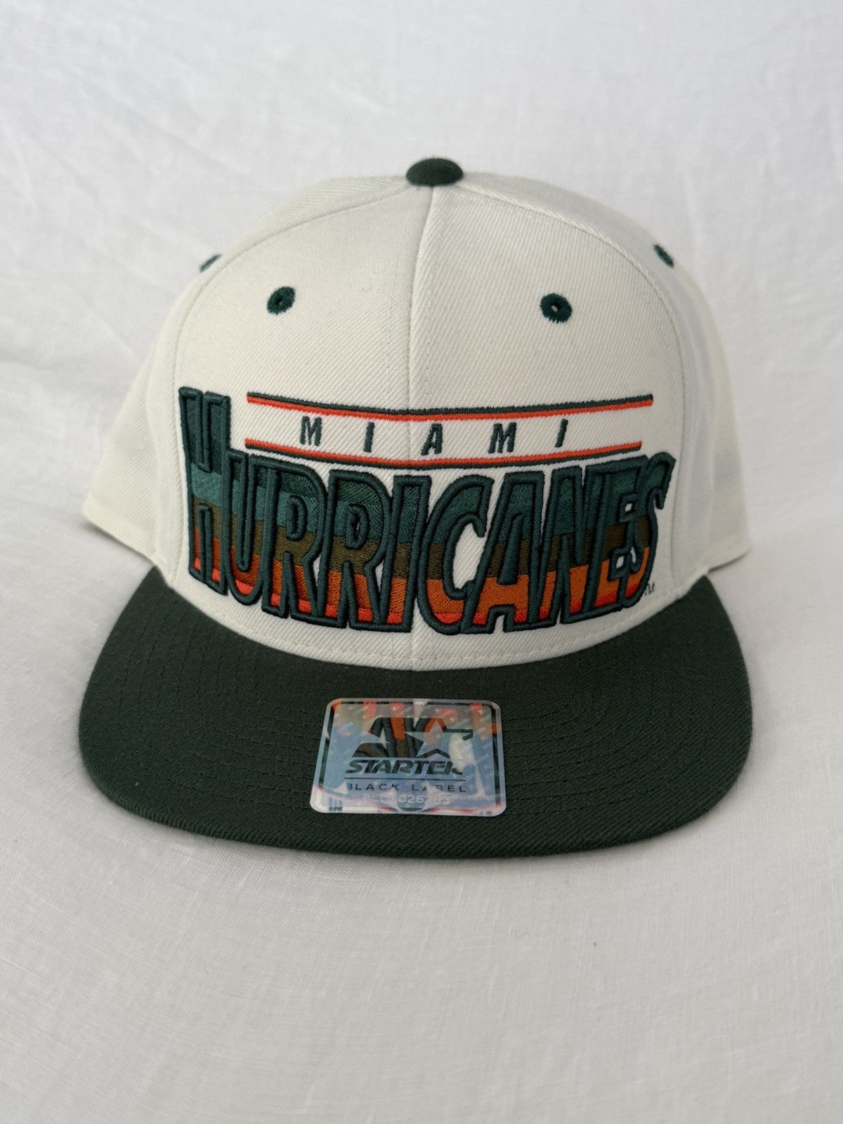 Starter × Vintage Vintage UMIAMI Canes | University of Miami Hat starter Size ONE SIZE - 1 Thumbnail
